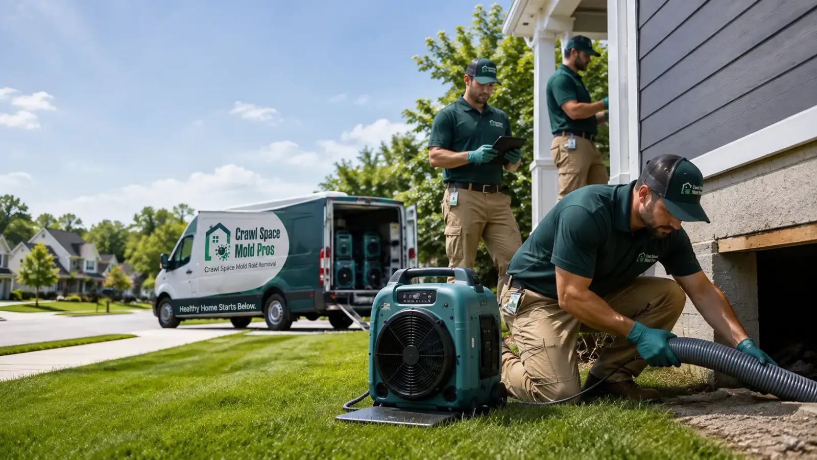 Crawl Space Mold Removal in Pemberton, MN